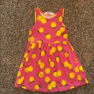 H&M 2T girls sundress lemon pattern